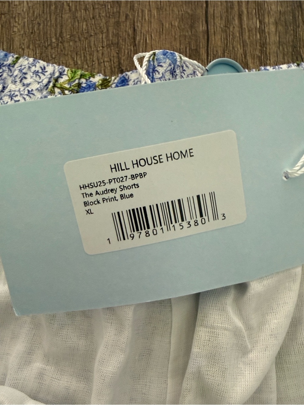 Hill House Audrey Shorts in Blue Block Print - Picture 10 of 13